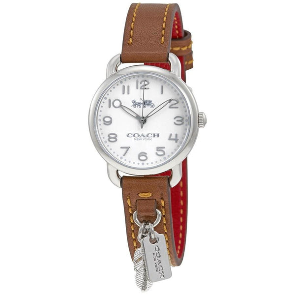Coach Women's 14502800 Delancey Brown Leather Watch