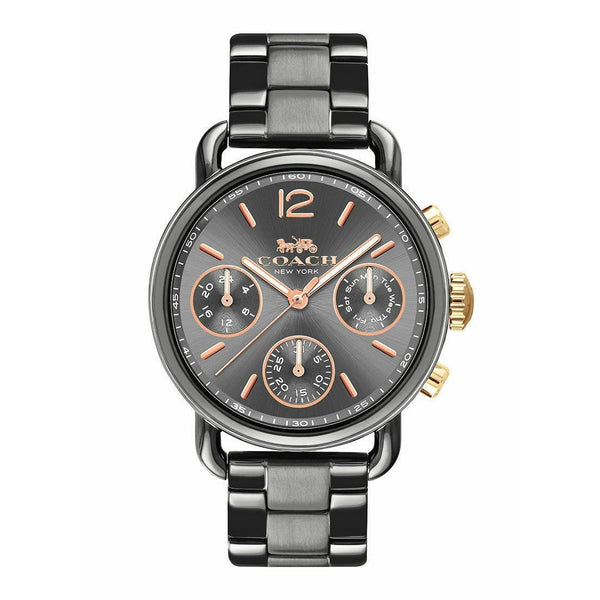 Coach Women's 14502841 Delancey Grey Stainless Steel Watch
