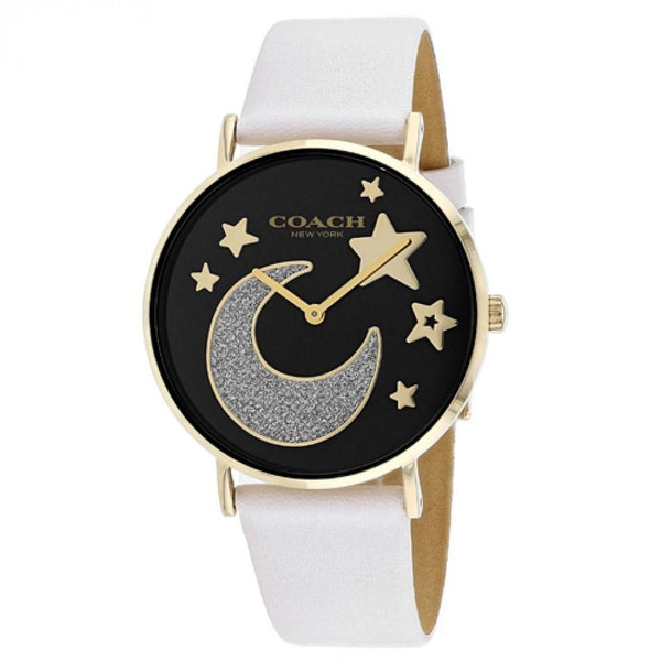 Coach Women's 14503041 Perry White Leather Watch