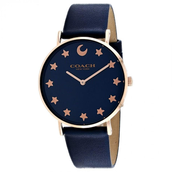 Coach Women's 14503043 Perry Blue Leather Watch