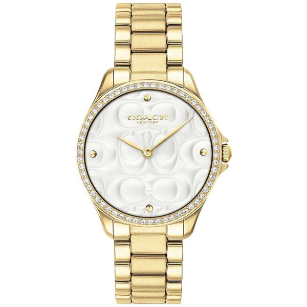 Coach Women's 14503071 Modern Sport Gold-Tone Stainless Steel Watch