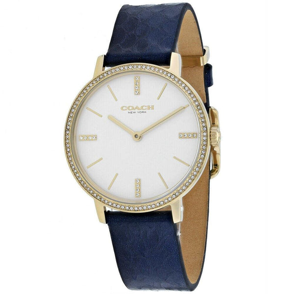 Coach Women's 14503351 Audrey Blue Leather Watch
