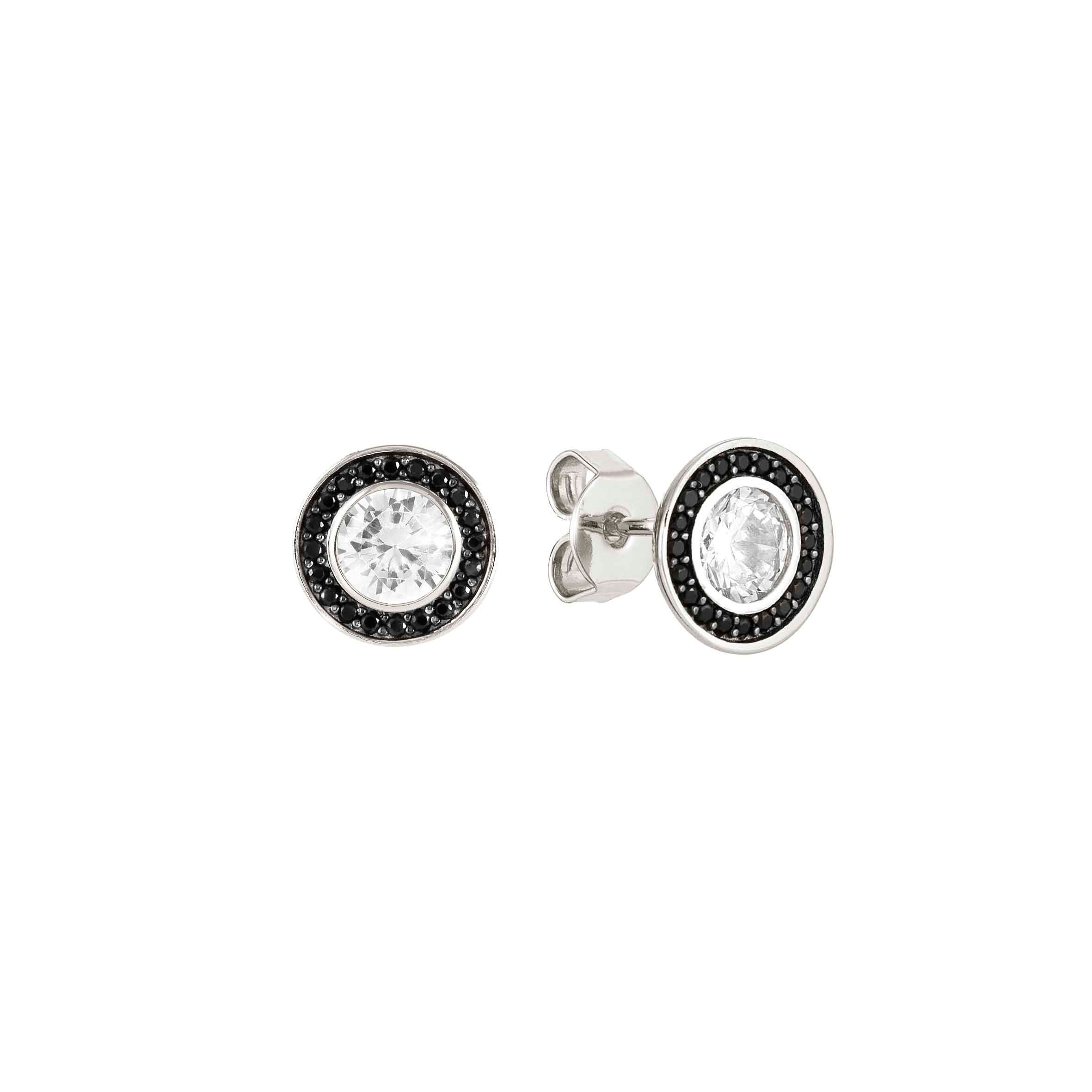 Aurea post earrings in sterling silver