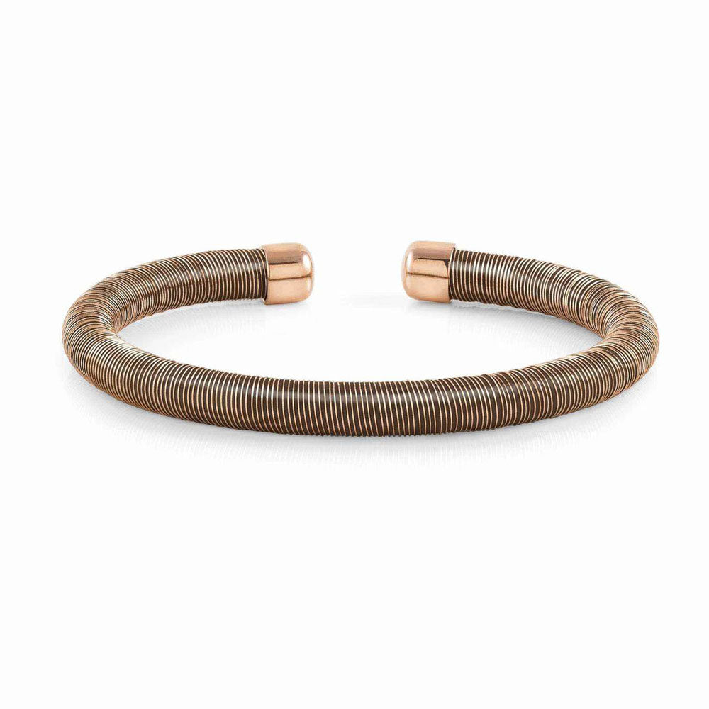 Essenzia Bracelet in Rose Gold & Brown