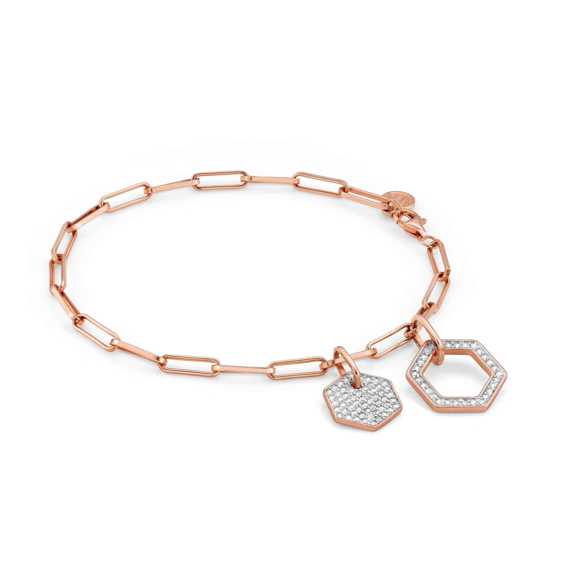 Emozioni Bracelet with Pendants and Zirconia