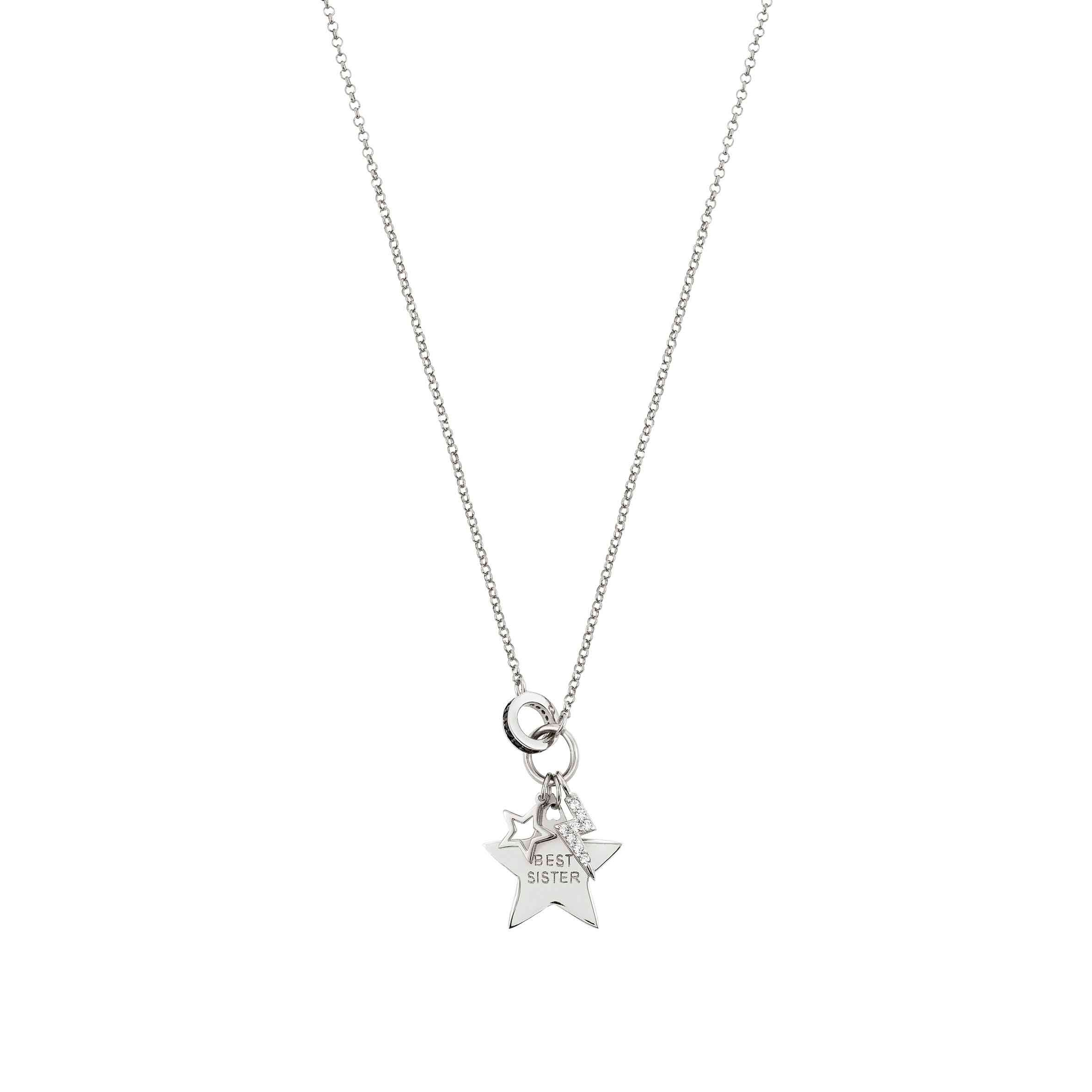 Easychic Best Sister Star Necklace