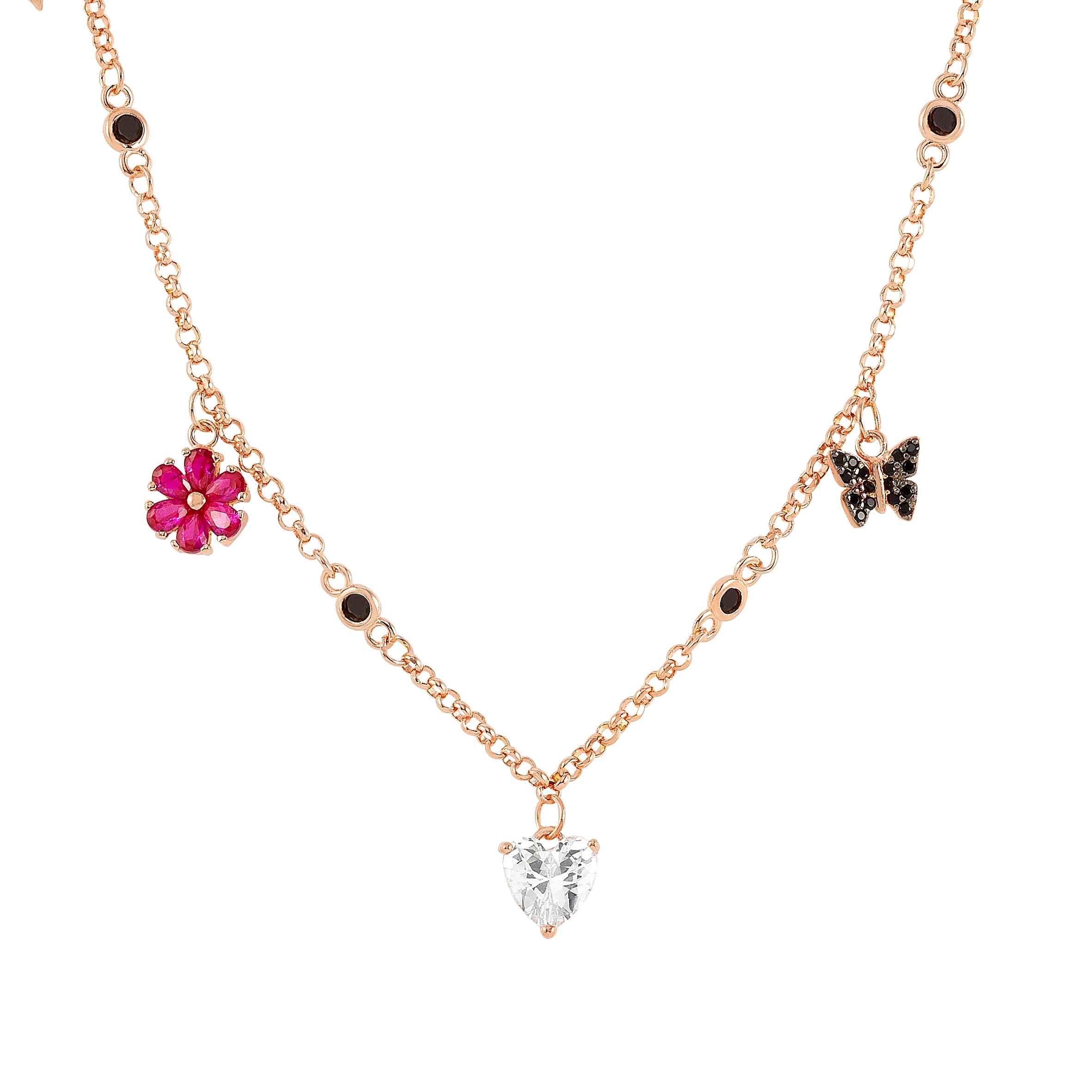 Sweetrock Nature rosegold necklace, pendants