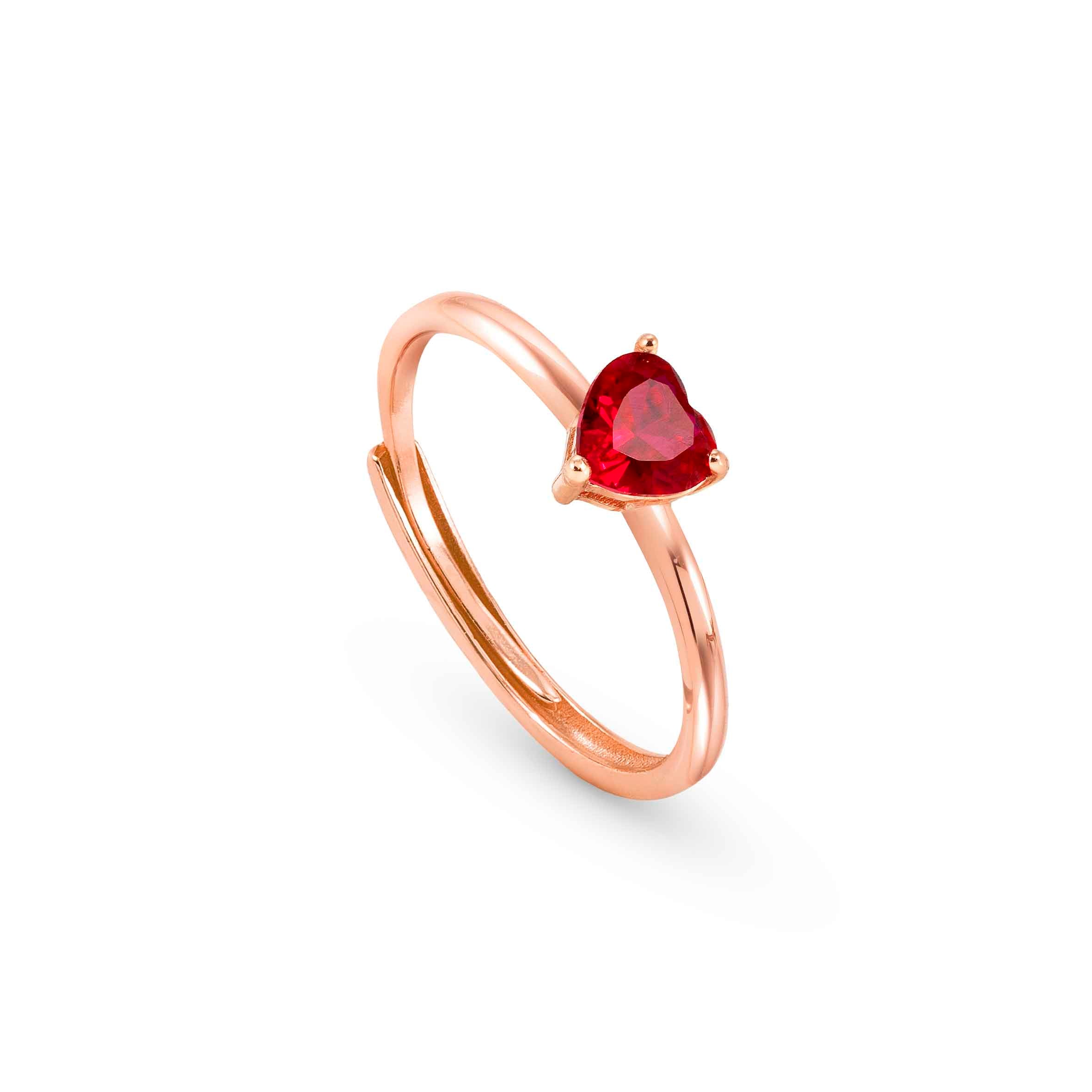 Sweetrock ring, Red Heart