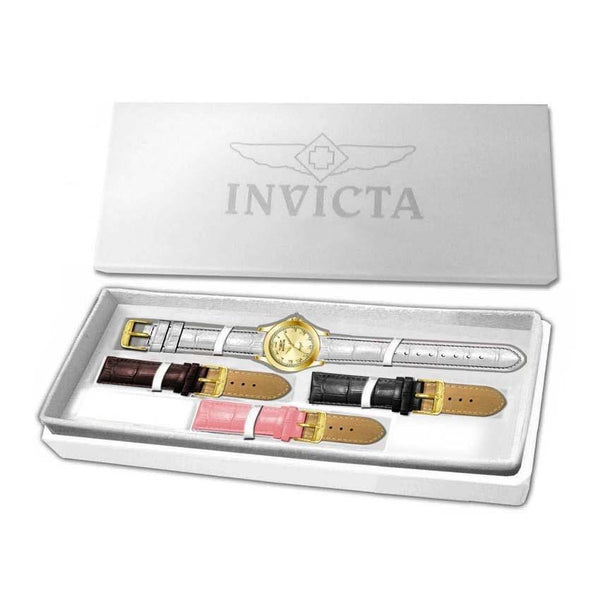 Invicta Women's 14805 Angel White Leather Watch