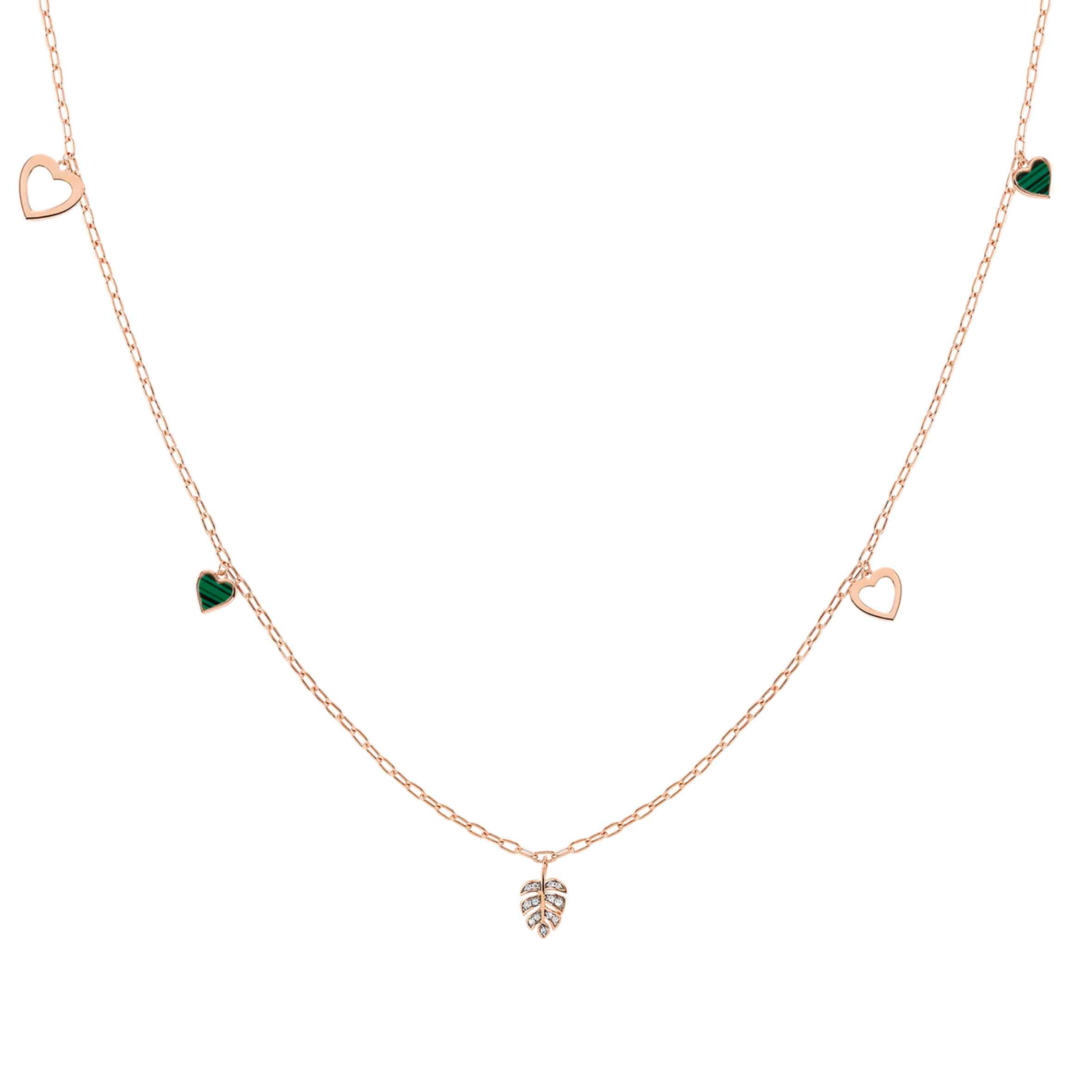 Long Vita necklace with Leaf