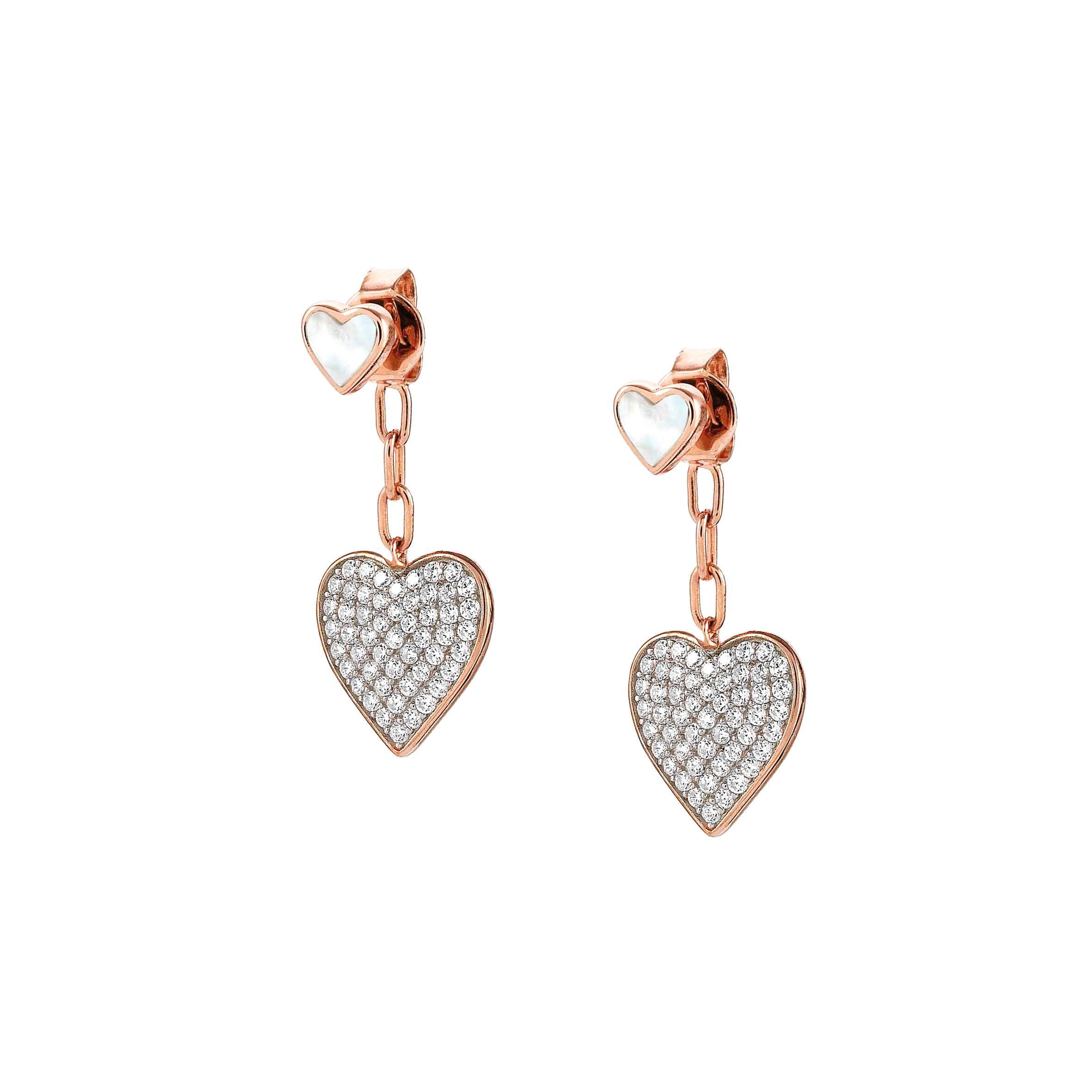 Short Vita earrings with Hearts