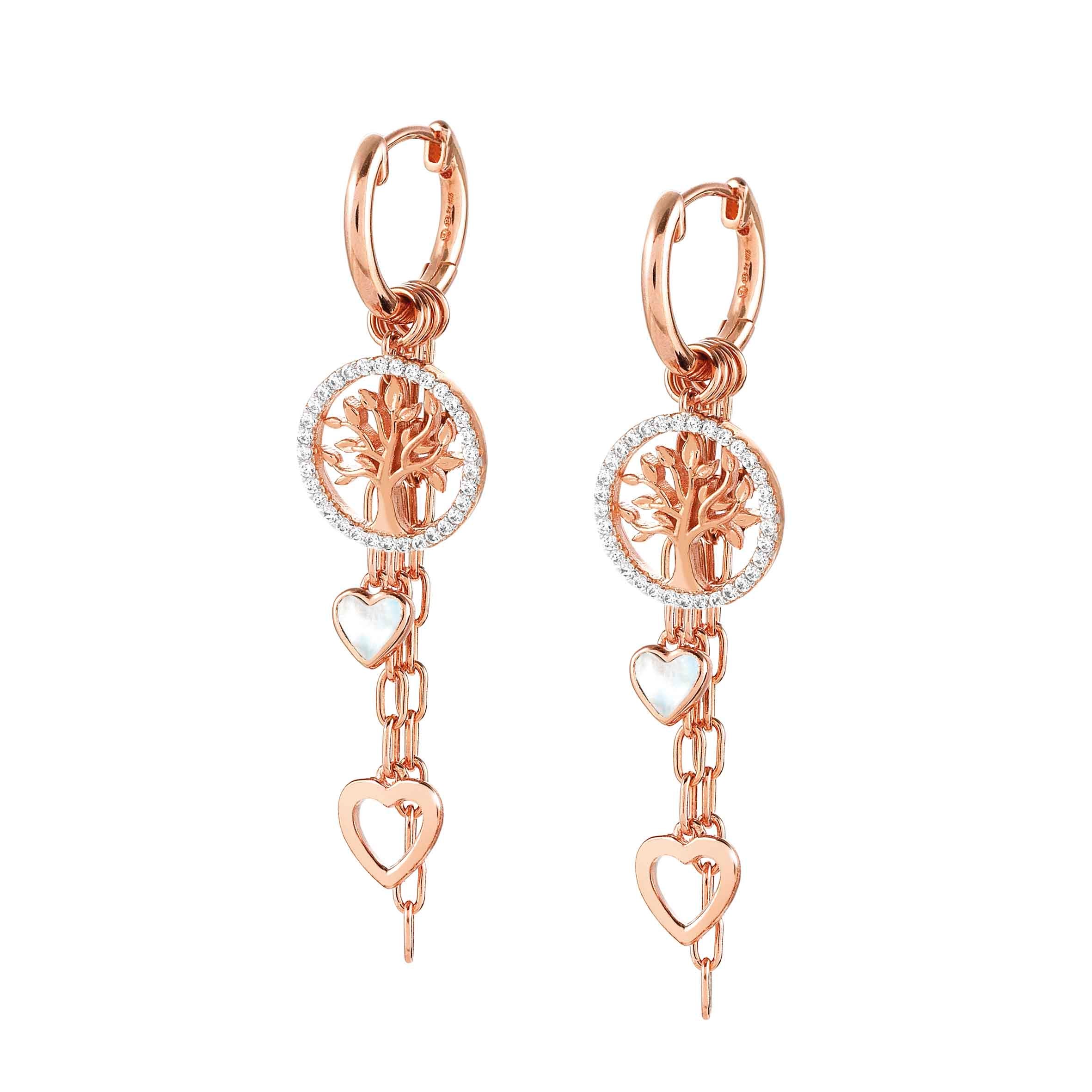 Long Vita earrings with Tree of Life