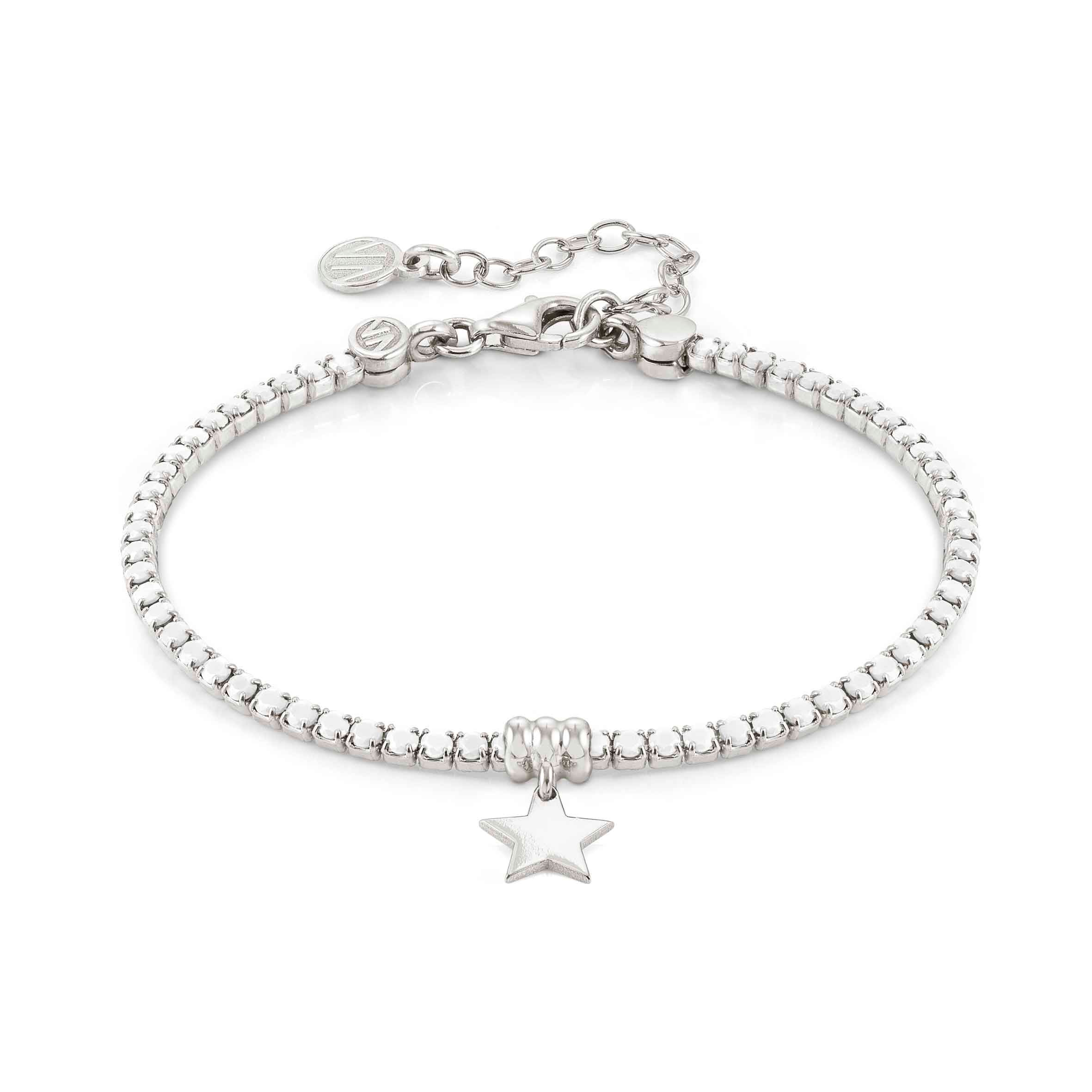 Chic&Charm bracelet, Star, White CZ