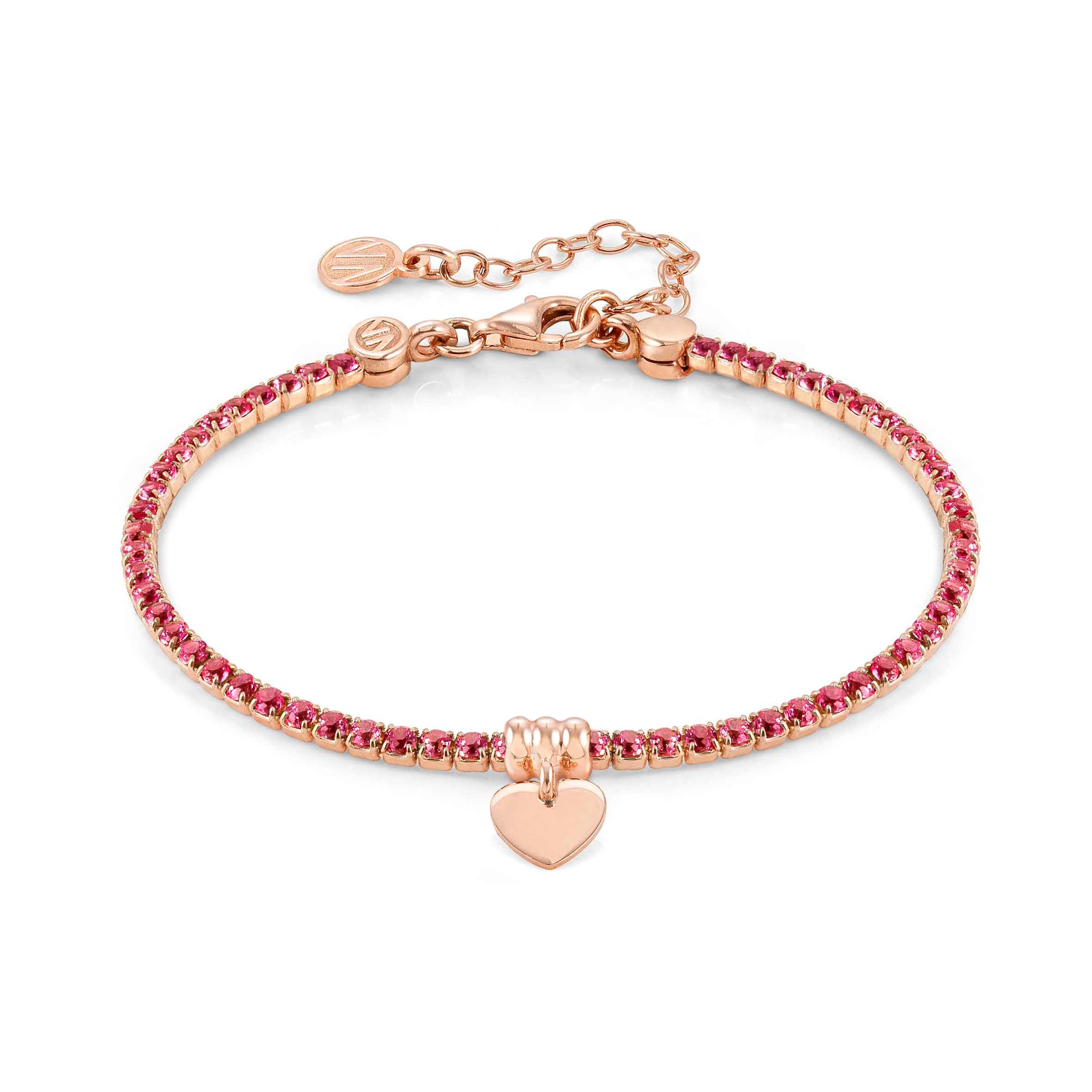 Chic&Charm bracelet, Heart and Red CZ