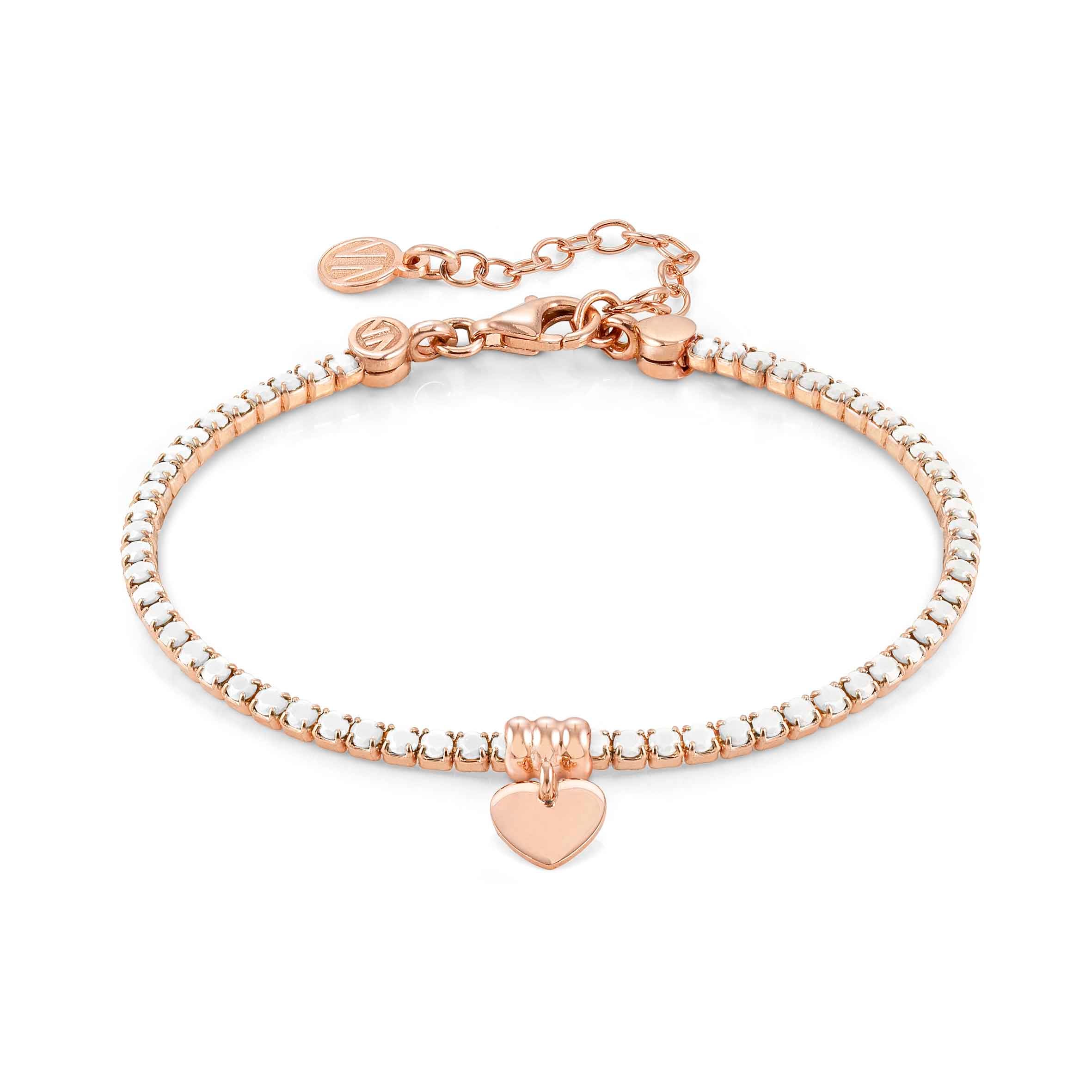 Chic&Charm bracelet, Heart and White CZ