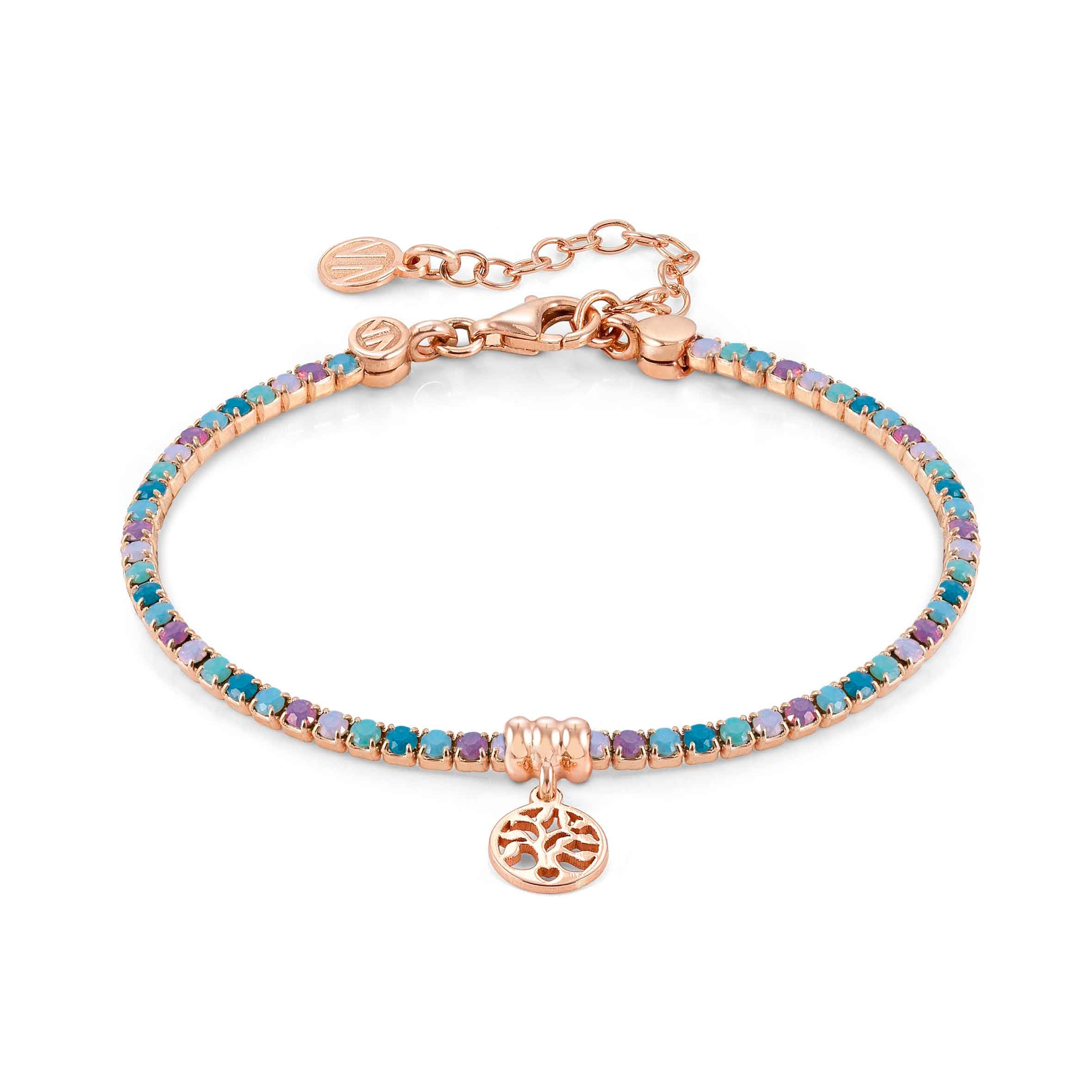 Chic&Charm bracelet, Tree of Life, coloured CZ