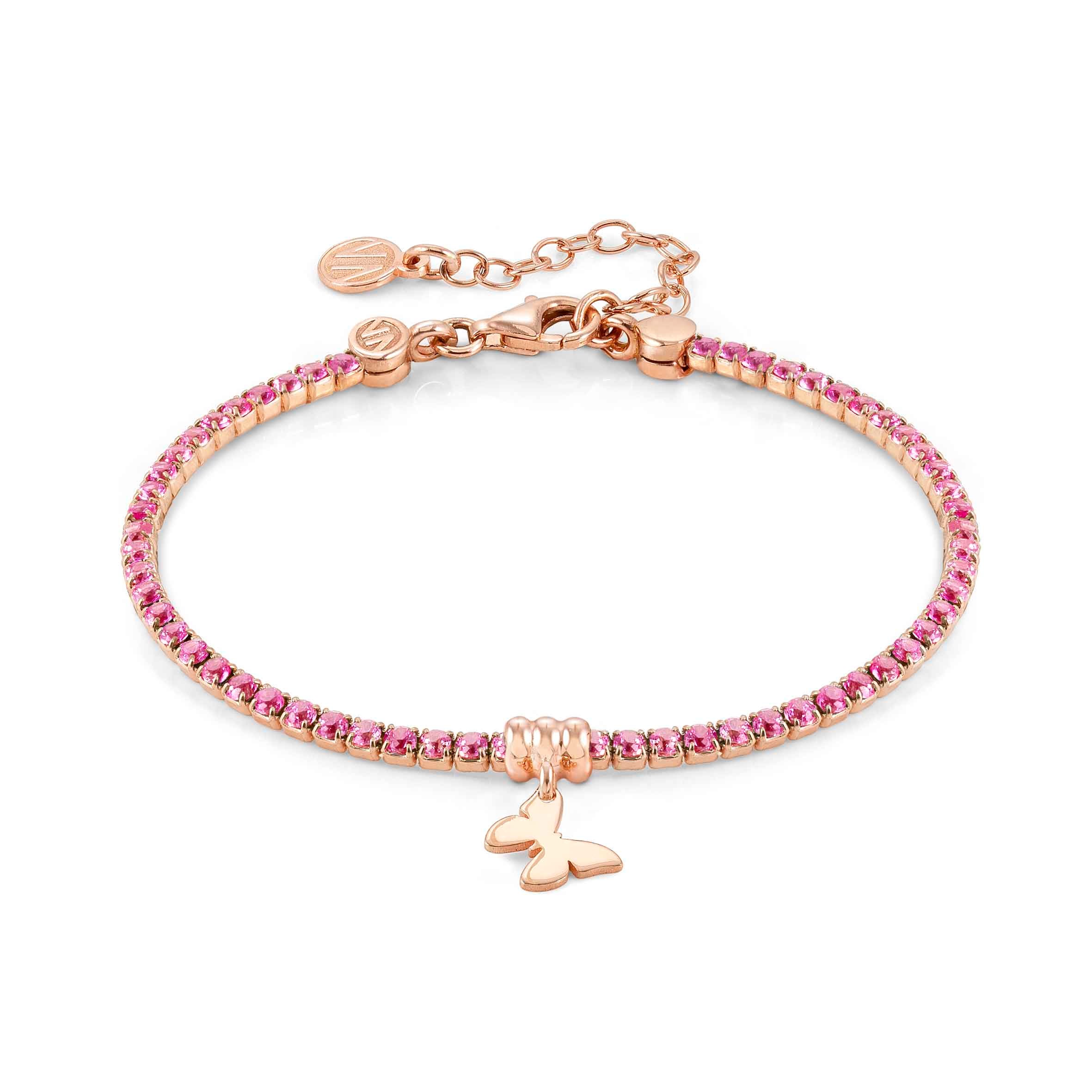 Chic&Charm bracelet, Butterfly and Pink CZ