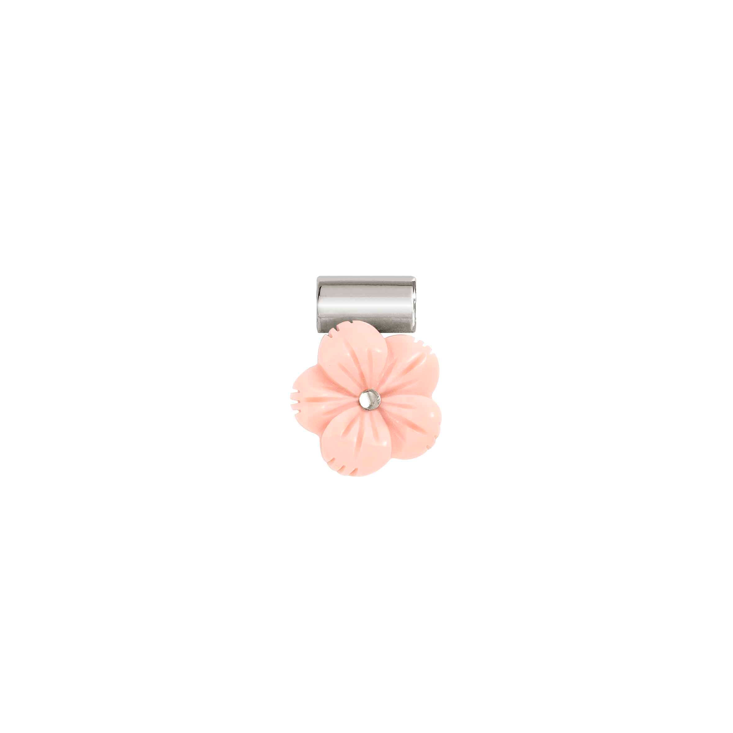 SeiMia pendant, Pink Coral paste Flower