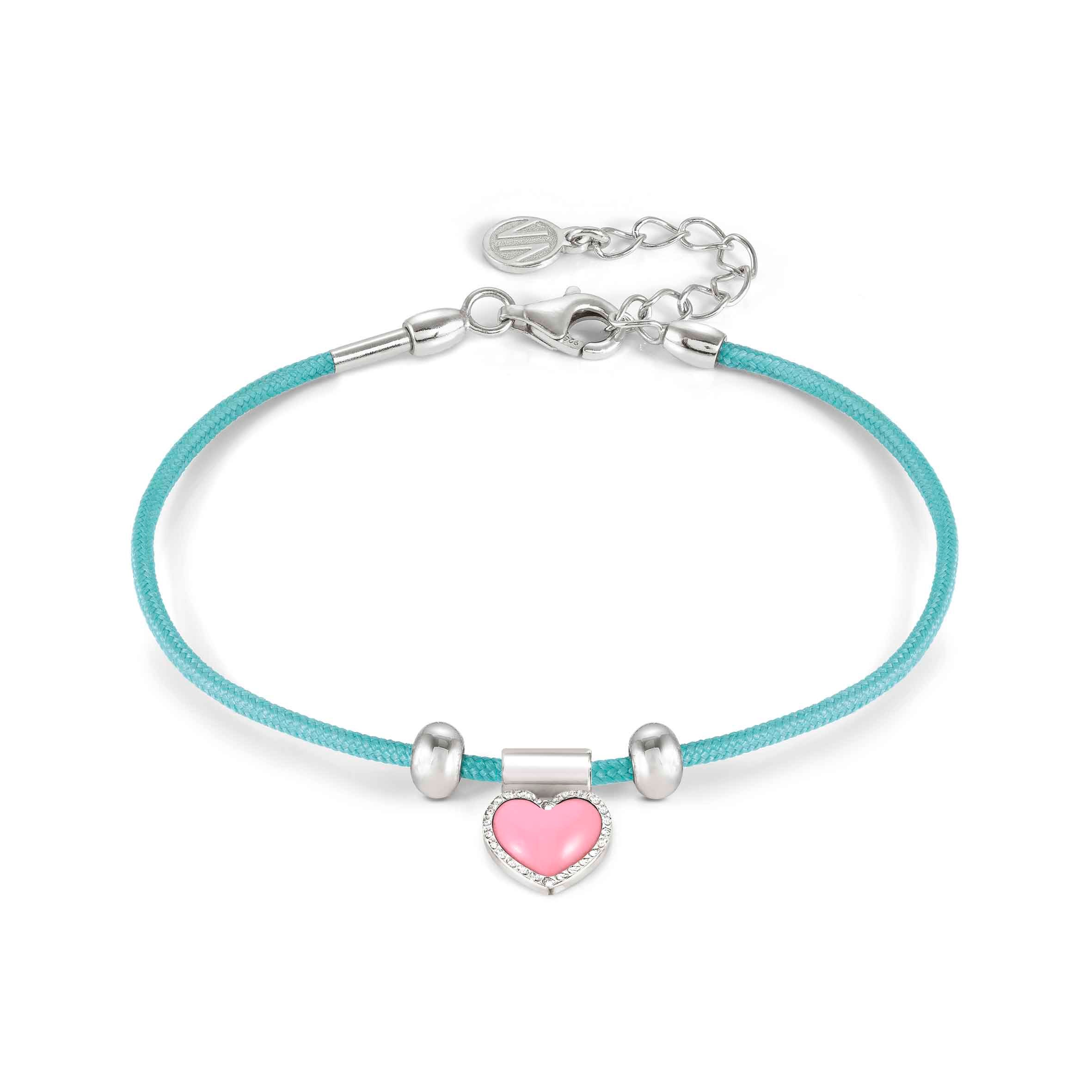 SeiMia bracelet,Turquoise, Fuchsia Heart