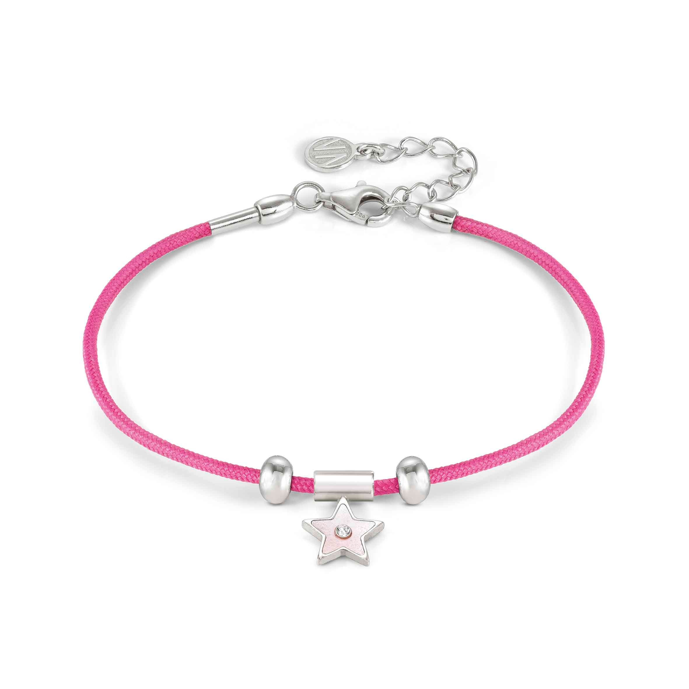 SeiMia bracelet, Fucsia, Star with CZ