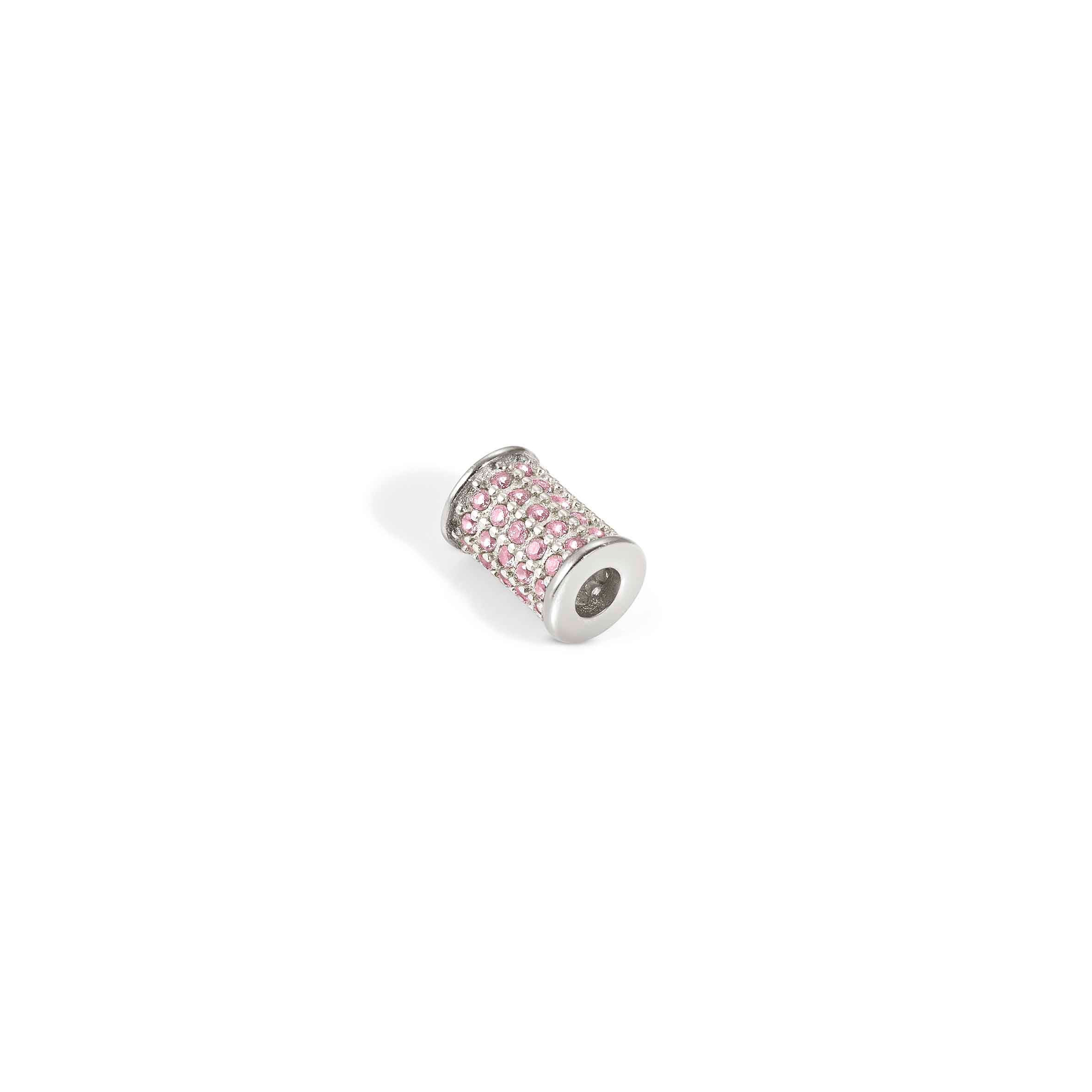 SeiMia spacer tube with Pink Cubic Zirconia