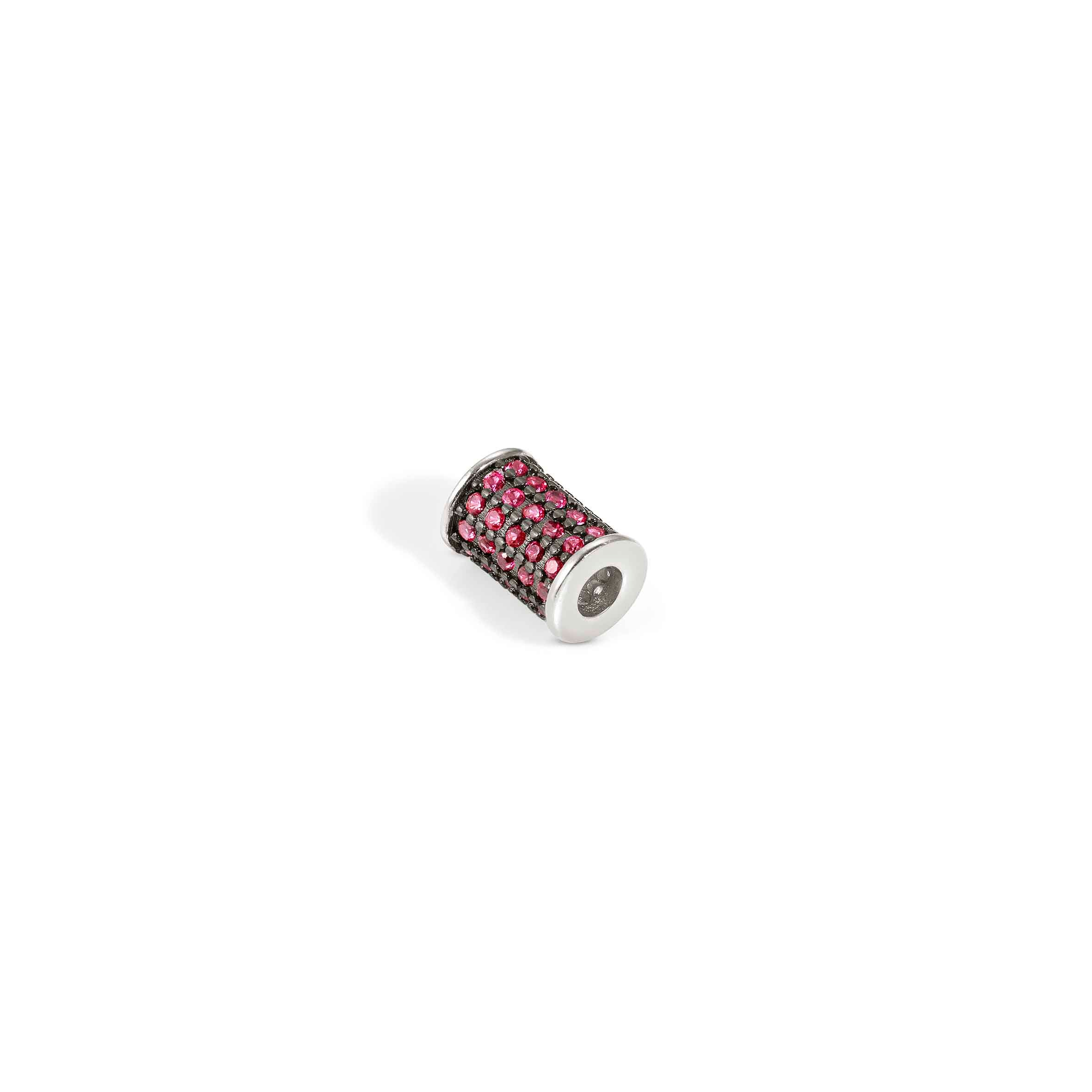SeiMia spacer tube with Red Cubic Zirconia