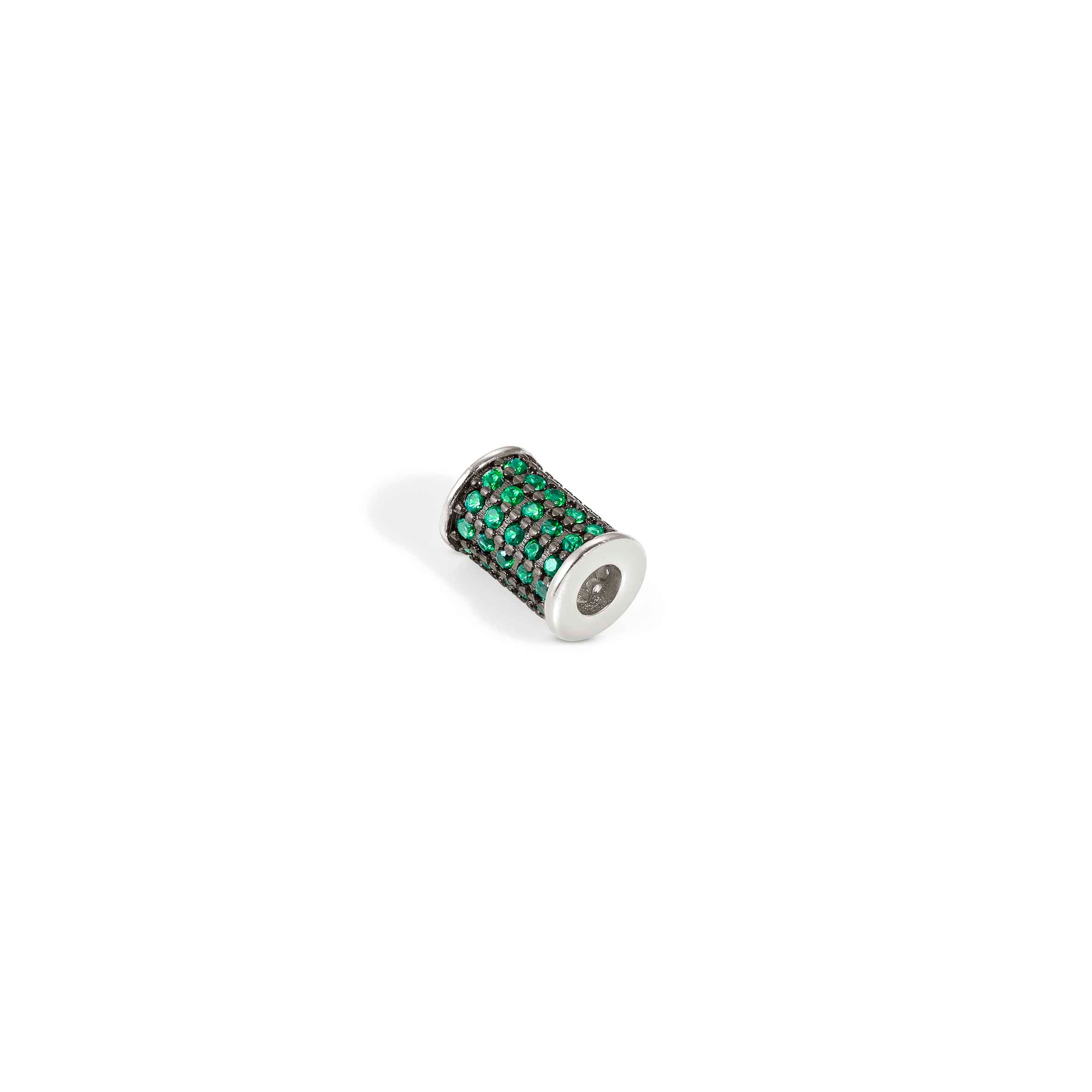 SeiMia spacer tube with Green Cubic Zirconia