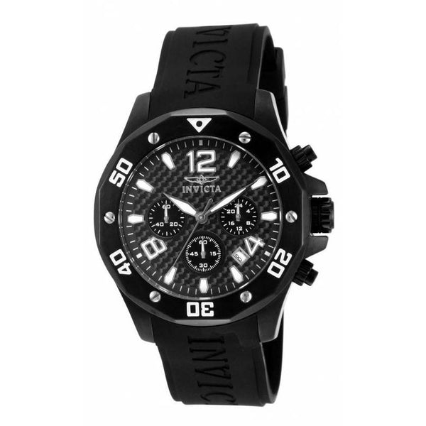 Invicta Men's 14890 Specialty Chronograph Black Polyurethane Watch
