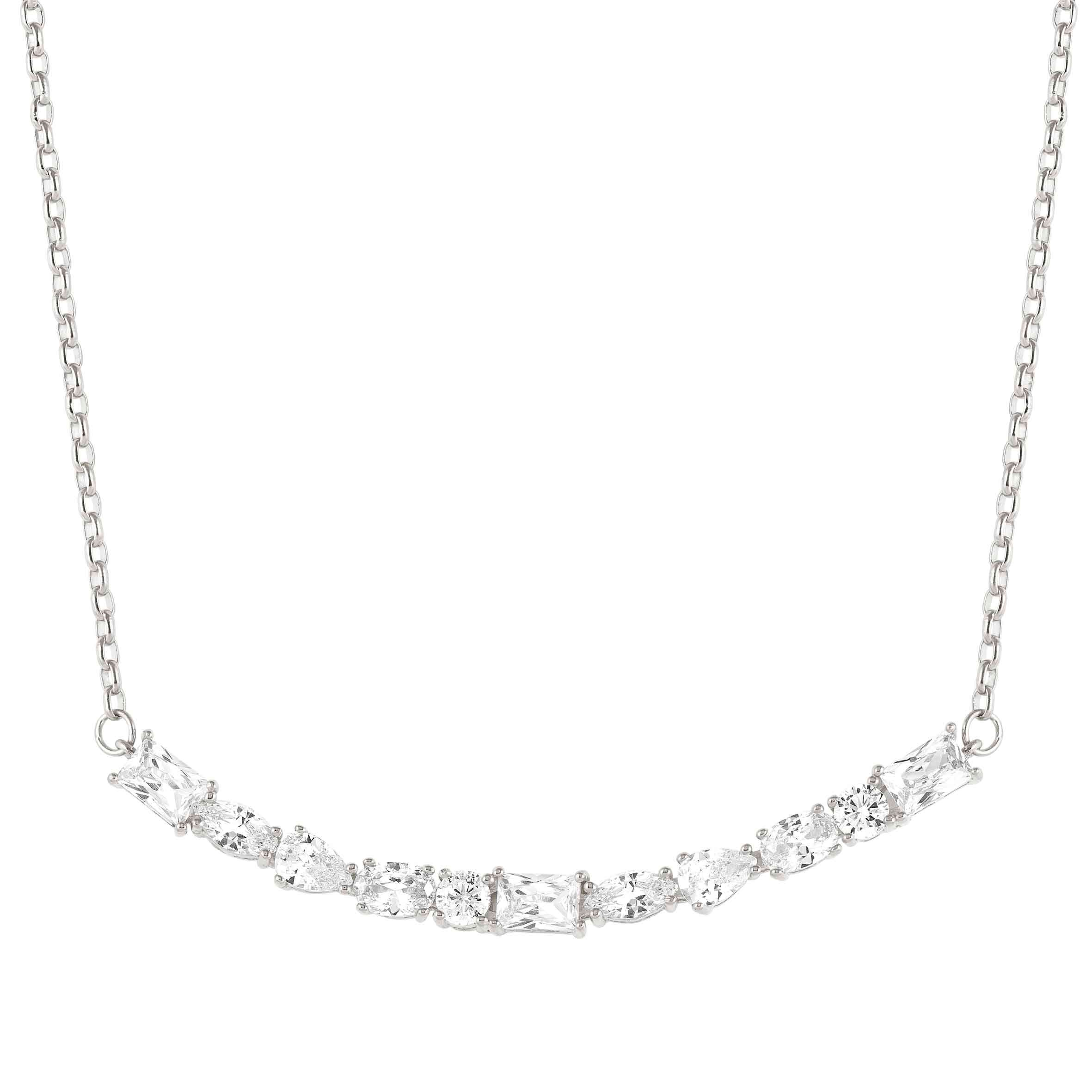 Colour Wave necklace in sterling silver