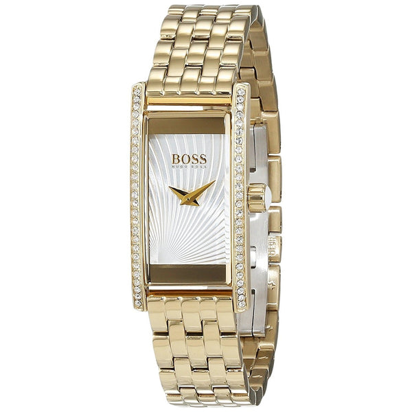 Hugo Boss Women's 1502384 Cocktail Crystal Gold-Tone Stainless Steel Watch