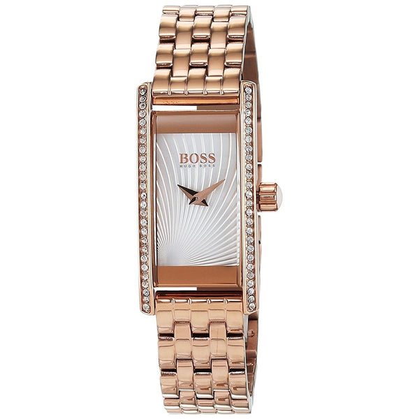 Hugo Boss Women's 1502386 Cocktail Crystal Rose-Tone Stainless Steel Watch