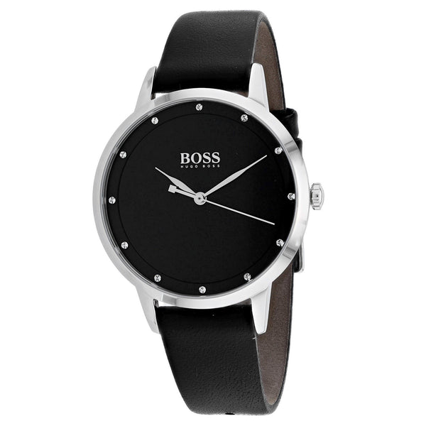 Hugo Boss Women's 1502460 Twilight Black Leather Watch