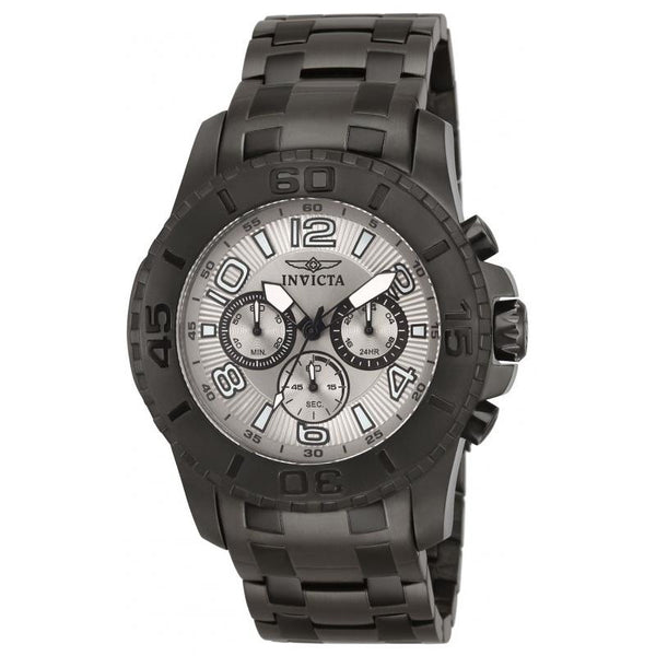 Invicta Men's 15024 Pro Diver Chronograph Gunmetal Stainless Steel Watch