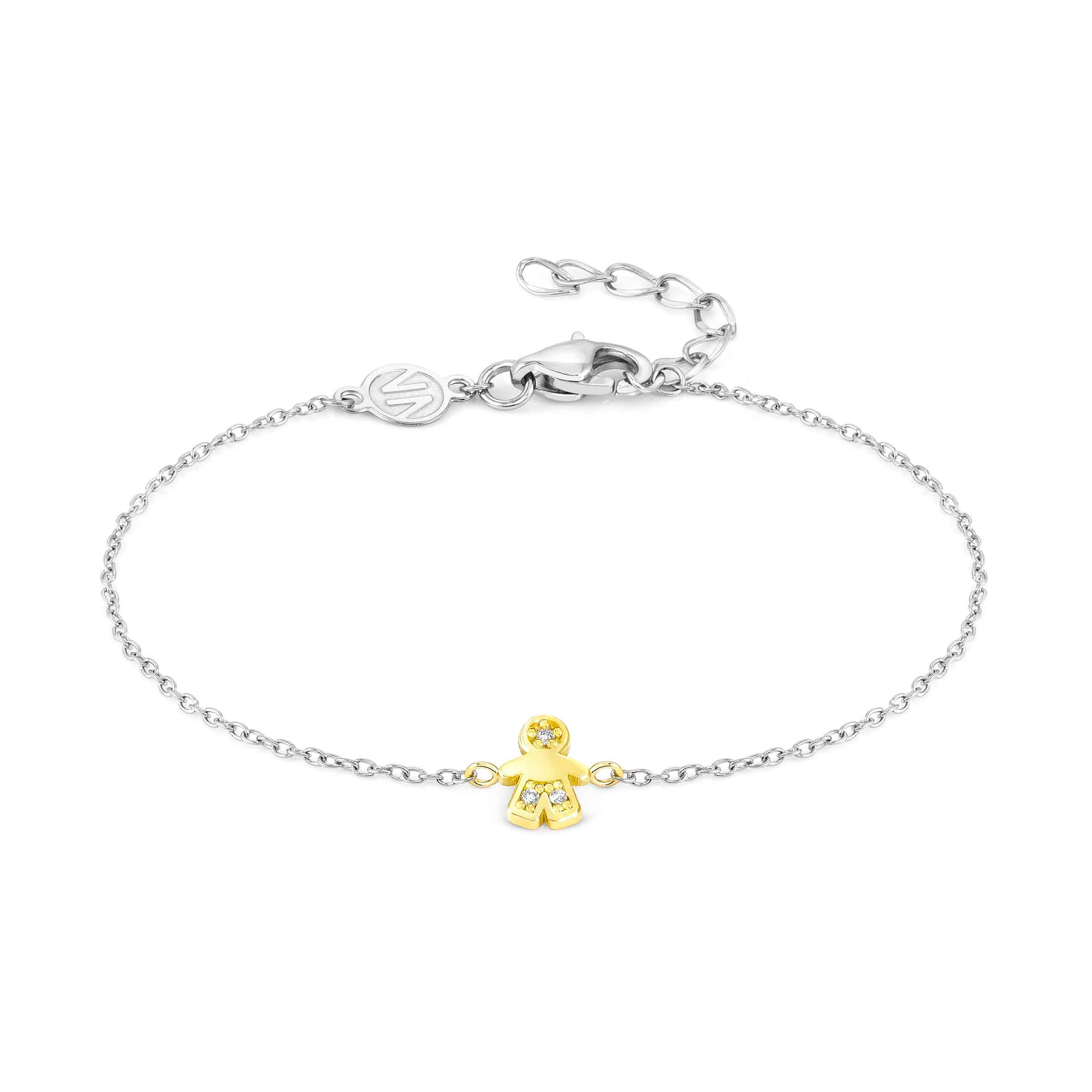 MyTreasure bracelet, Boy with gold and diamonds