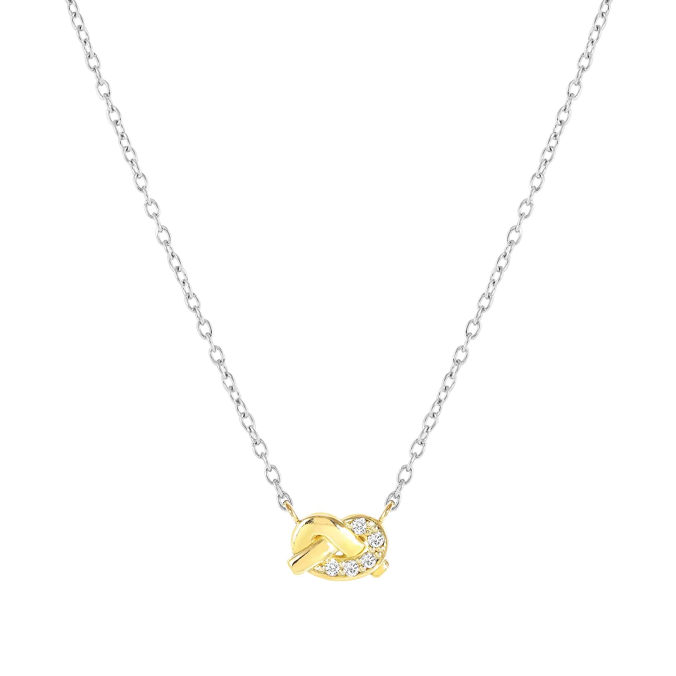 MyTreasure necklace, Knot with gold and diamonds
