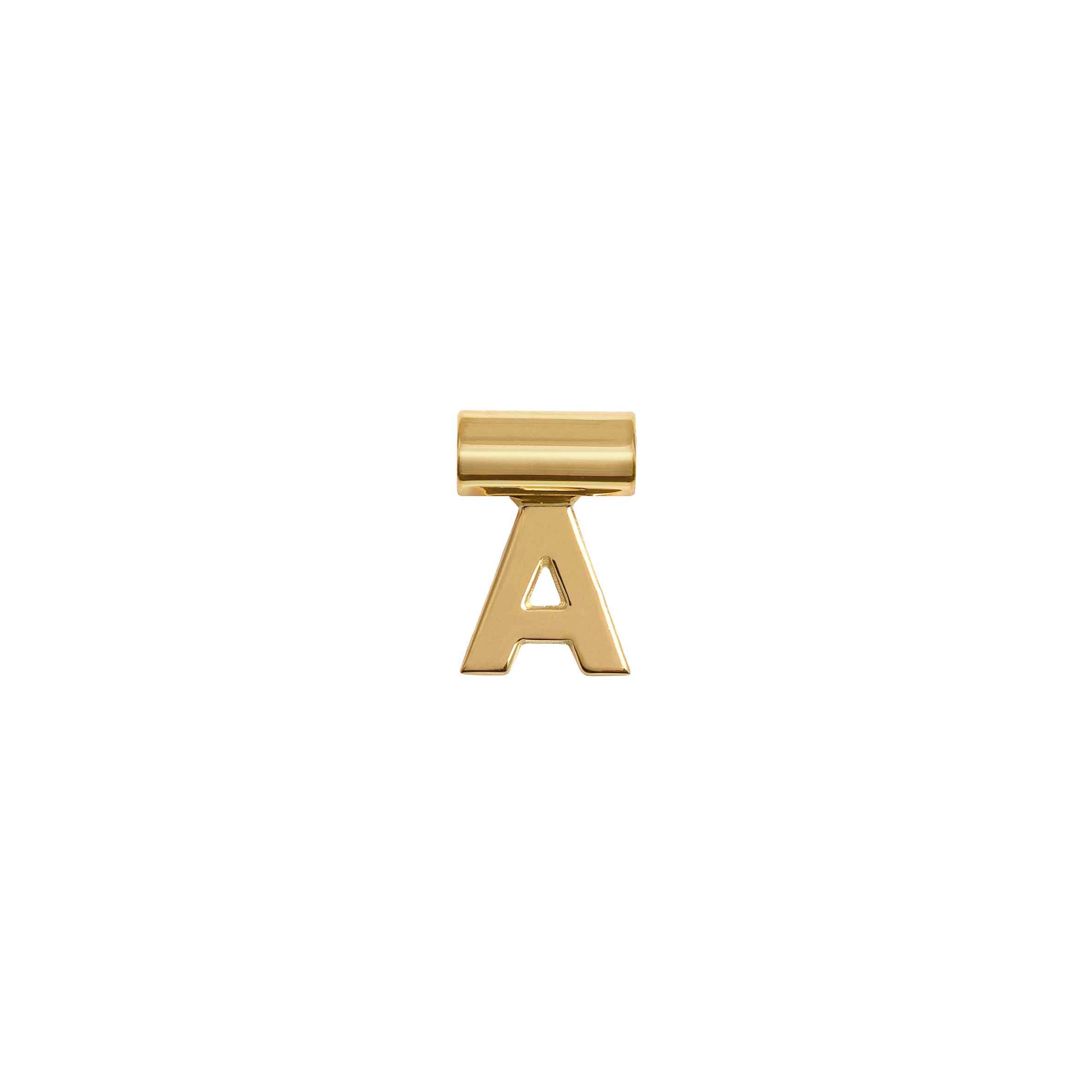 SeiMia Gold Pendant, Letter A