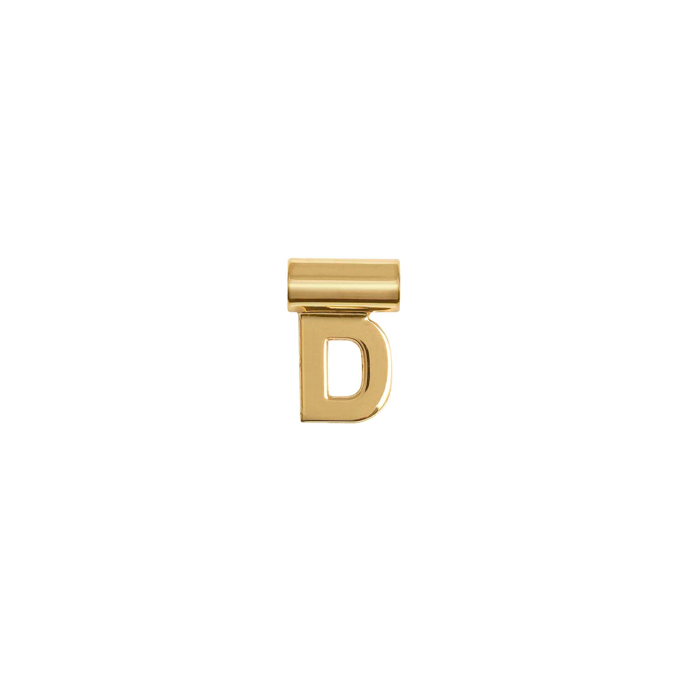 SeiMia Gold Pendant, Letter D