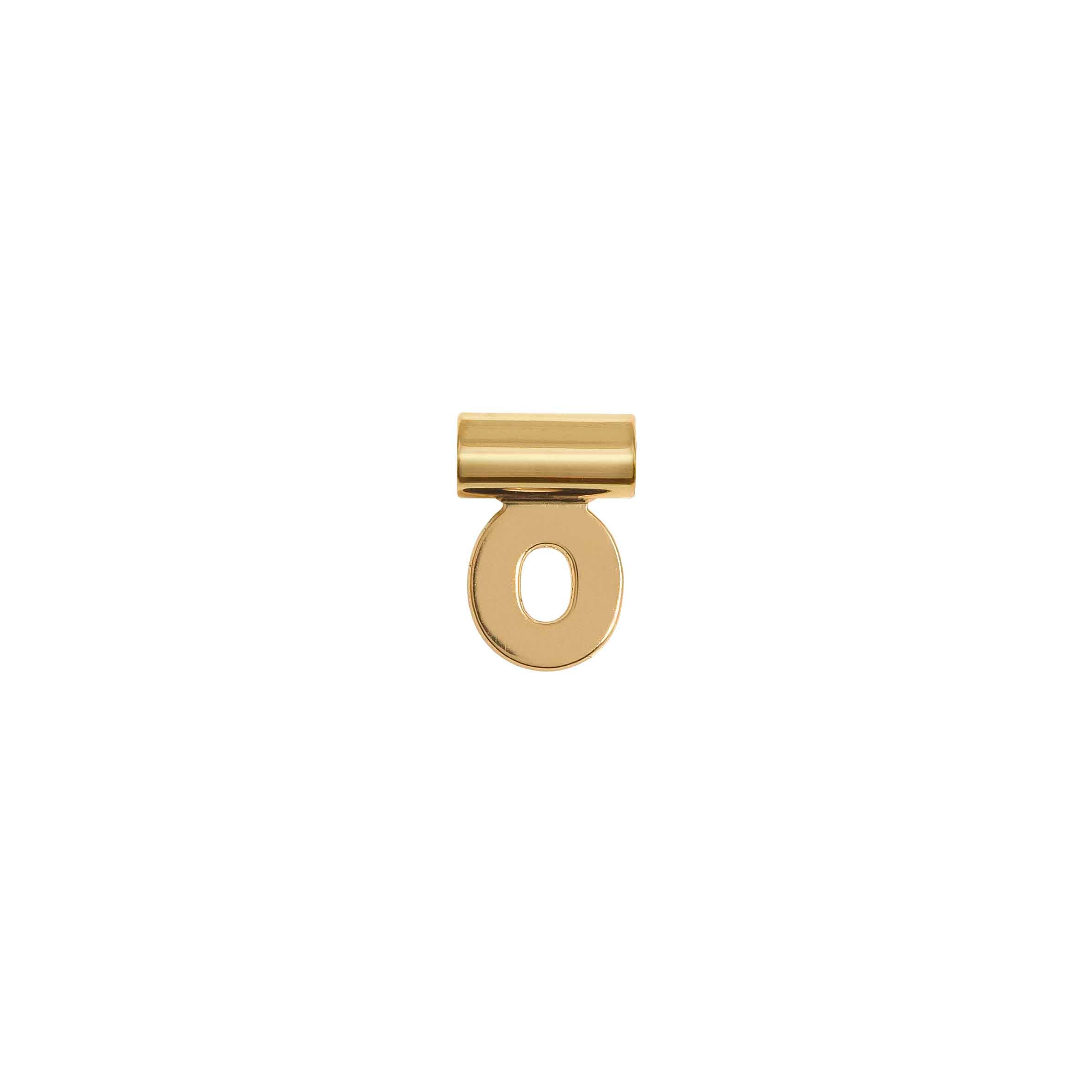 SeiMia Gold Pendant, Letter O