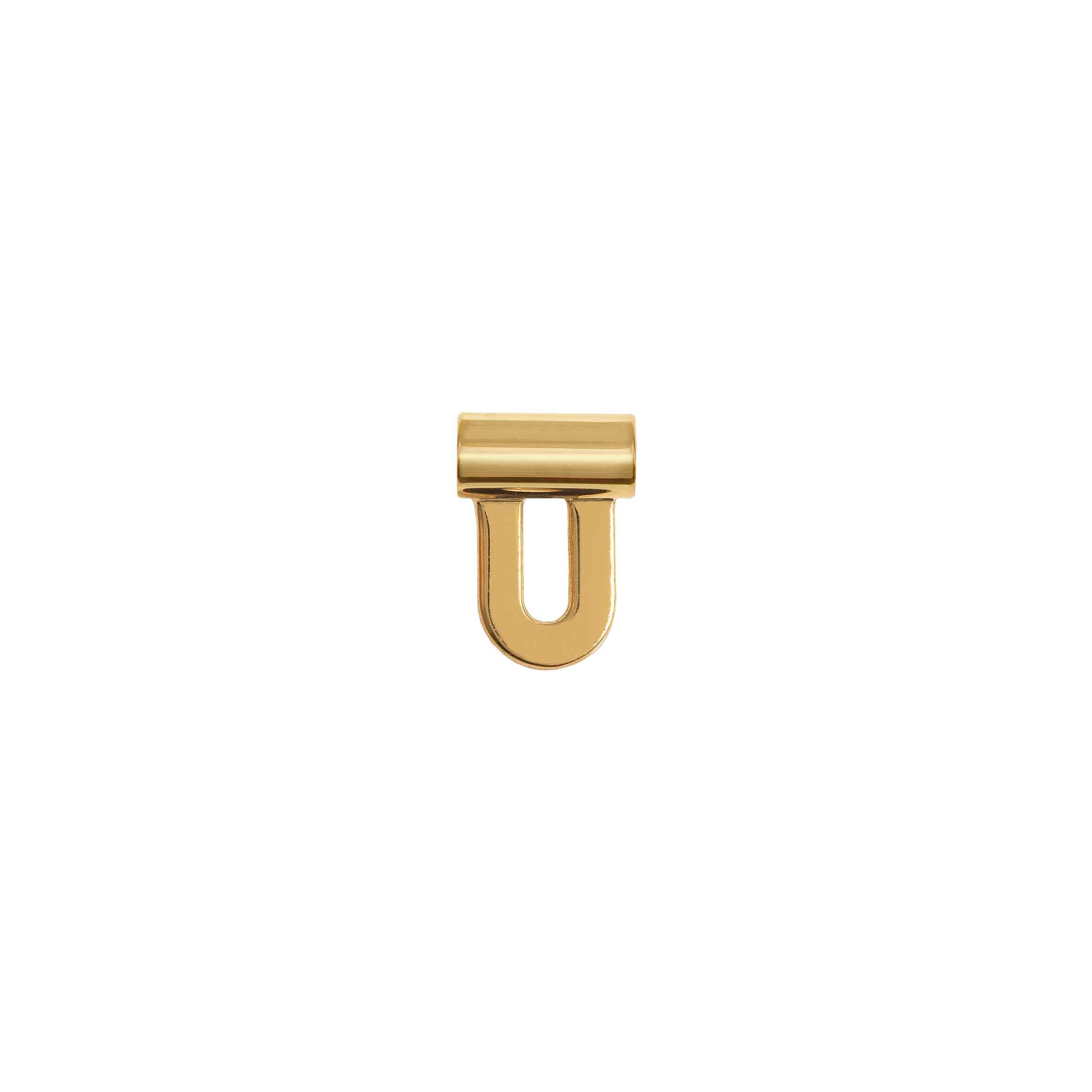 SeiMia Gold Pendant, Letter U