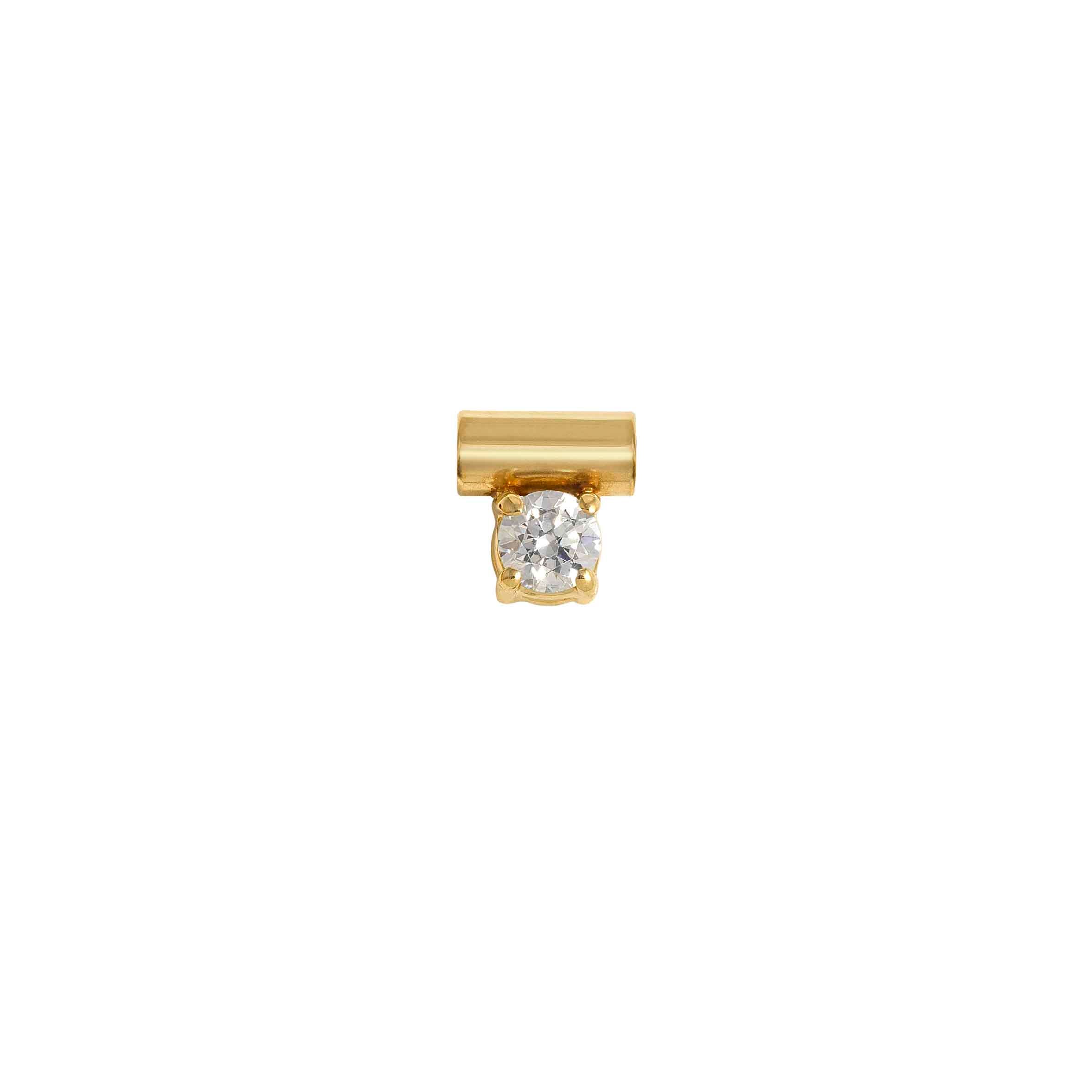 SeiMia Gold Pendant, Small Diamond