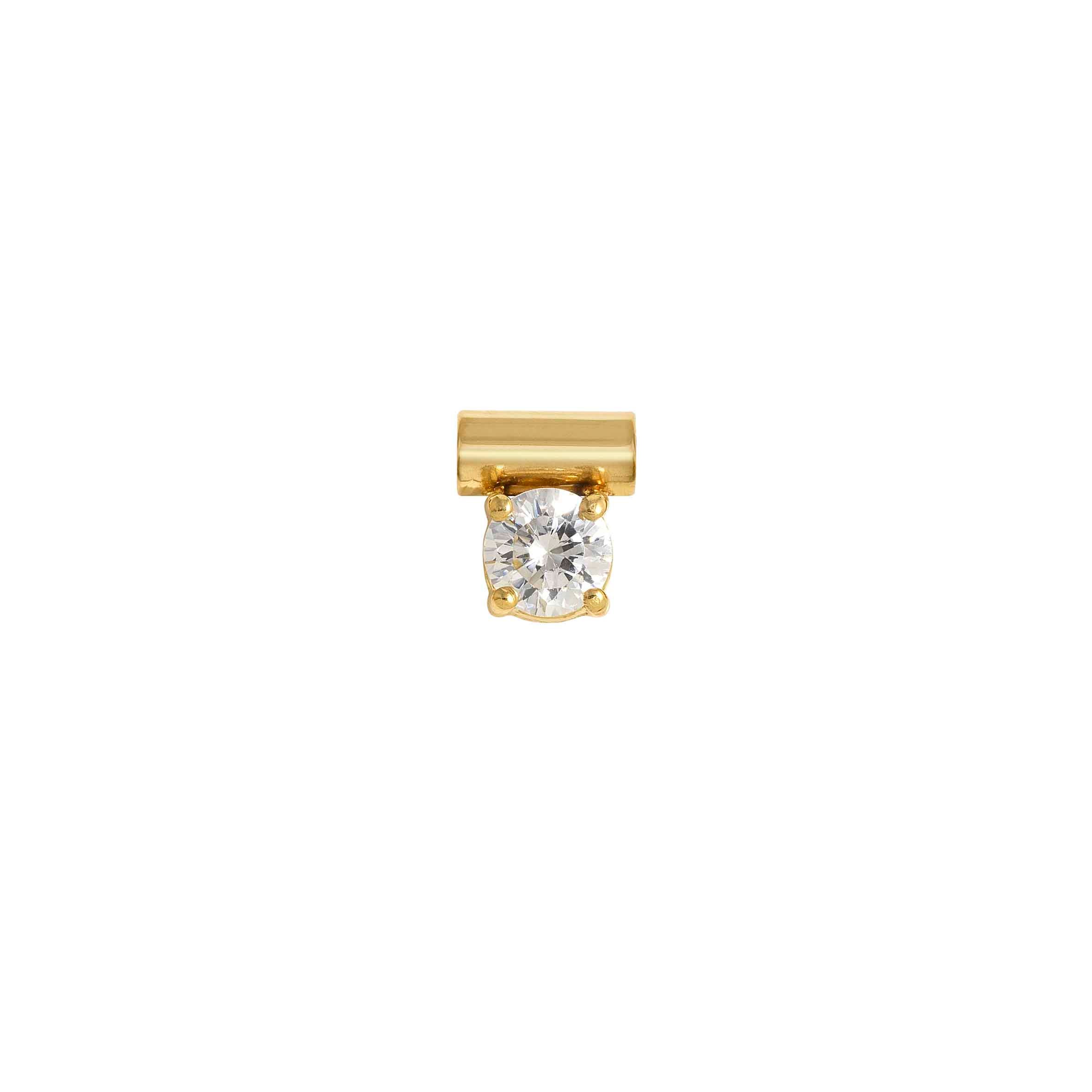 SeiMia Gold Pendant, White Diamond