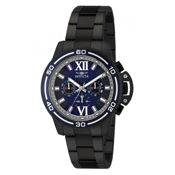Invicta Men's 15061 Specialty Chronograph Black Stainless Steel Watch