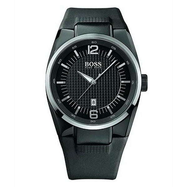 Hugo Boss Men's 1512451 Driver Black Rubber Watch