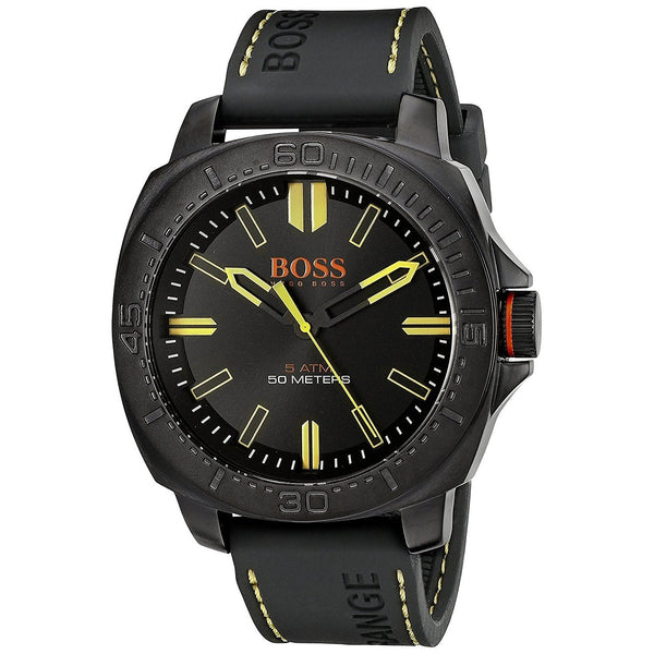 Hugo Boss Men's 1513249 Sao Paulo Black Silicone Watch