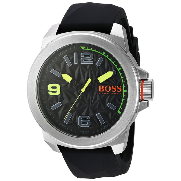 Hugo Boss Men's 1513375 Classic Black Silicone Watch