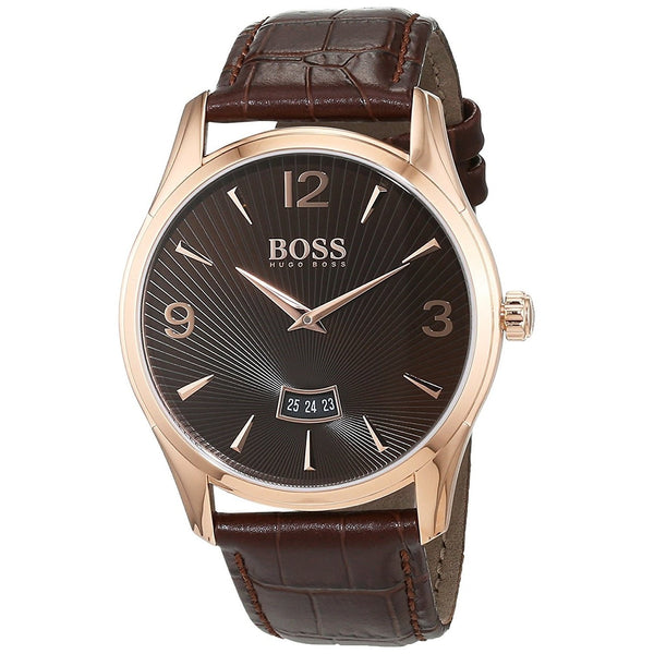 Hugo Boss Men's 1513426 Commander Brown Leather Watch