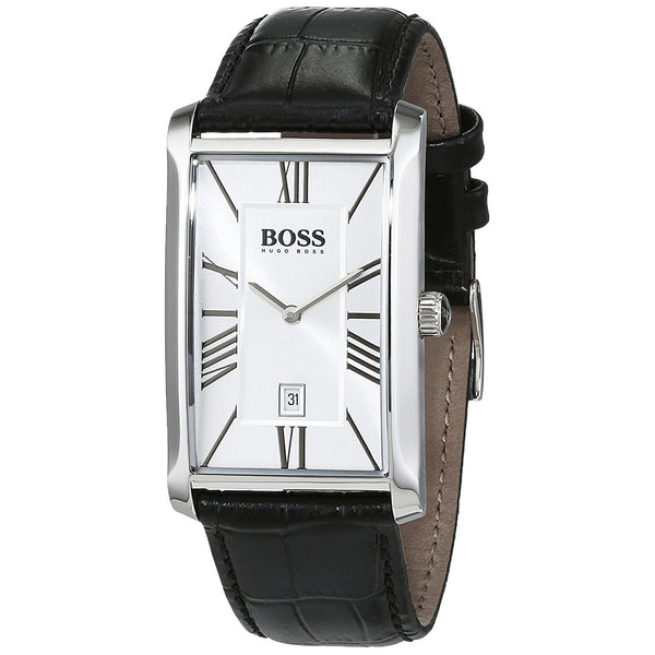 Hugo Boss Men's 1513435 Admiral Black Leather Watch