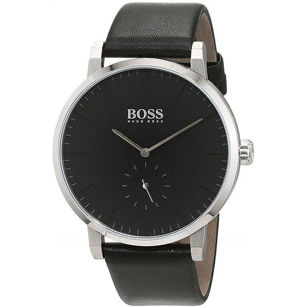 Hugo Boss Men's 1513500 Essence Black Leather Watch