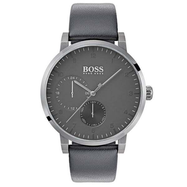 Hugo Boss Men's 1513595 Oxygen Grey Leather Watch