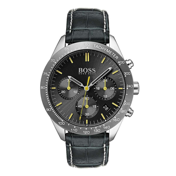 Hugo Boss Men's 1513659 Classic Chronograph Grey Leather Watch